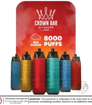 Al Fakher 8000 Puffs Crown Bar