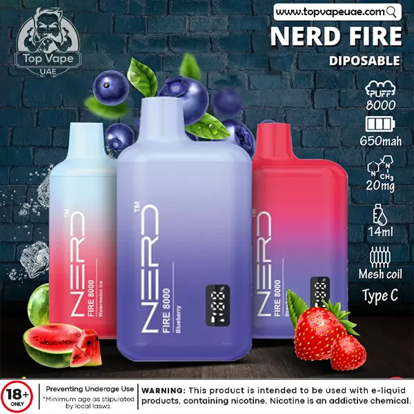 Nerd Fire 8000 Puffs