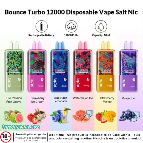 Bounce Turbo 12000 Puffs