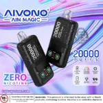 Aivono Aim Magic 20000 Puffs Disposable Zero Nicotine Vape in UAE - Image 2