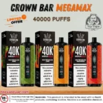 Crown Bar Mega Max 40k Puffs