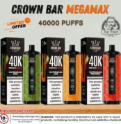 Crown Bar Mega Max 40k Puffs