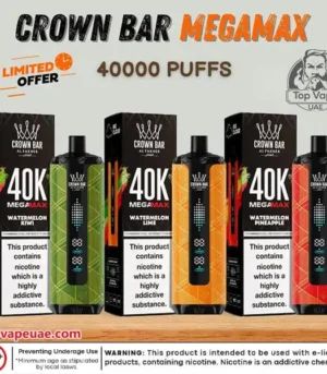 Crown Bar Mega Max 40k Puffs