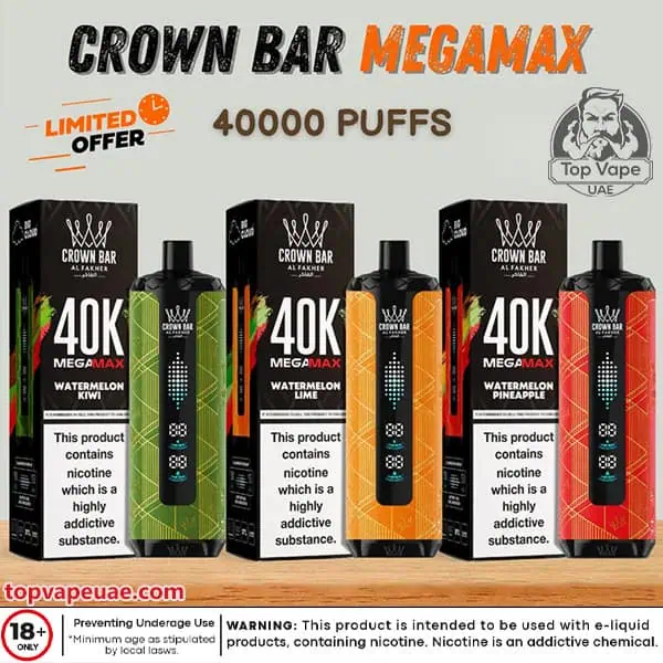 Crown Bar Mega Max 40k Puffs