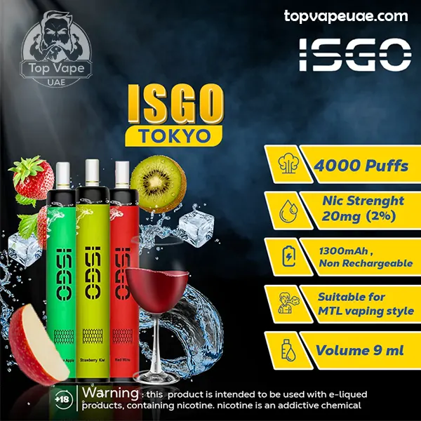 ISGO Tokyo 4000 Puffs